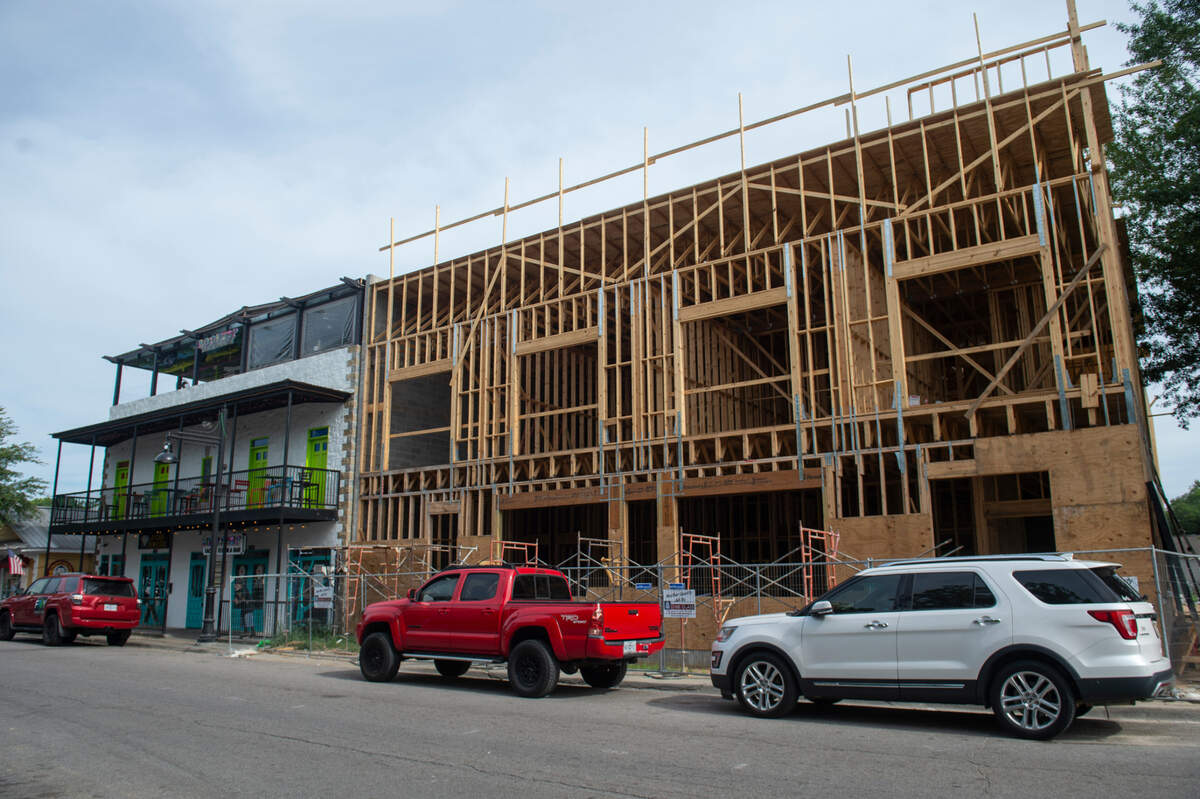 Work continues on The Artesian Hotel in downtown Ocean Springs. The hotel is located next to one of developer Jourdan Nicaud’s other businesses, Rooftop Taco and Tequila Bar.