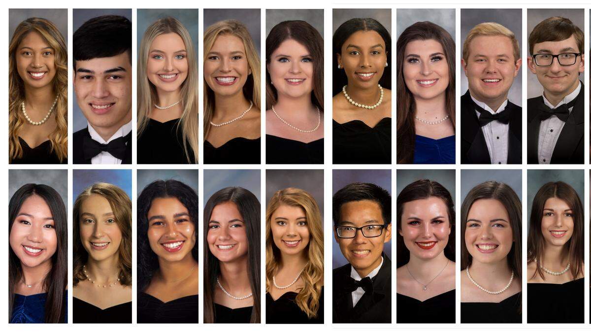 Some of the 2020 valedictorians and salutatorians at Mississippi Coast high schools