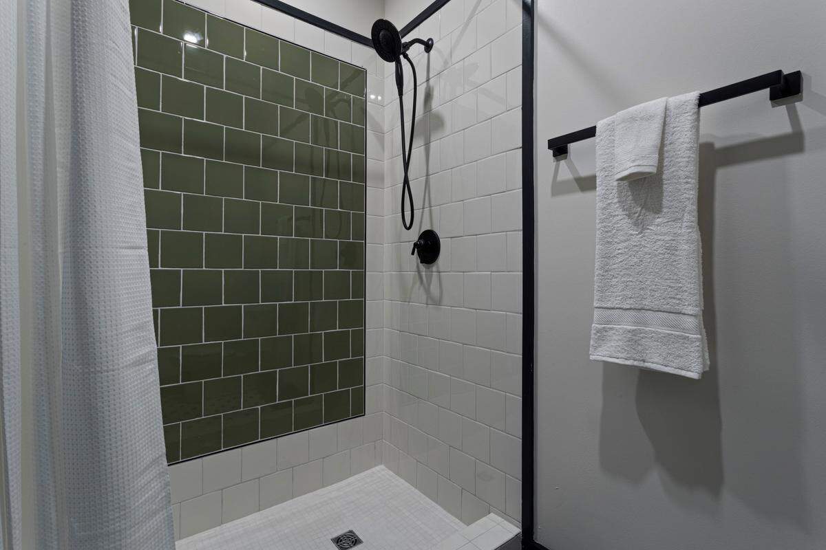 Split bathrooms at Hotel Biloxi make it easier to get ready to go out o the town.