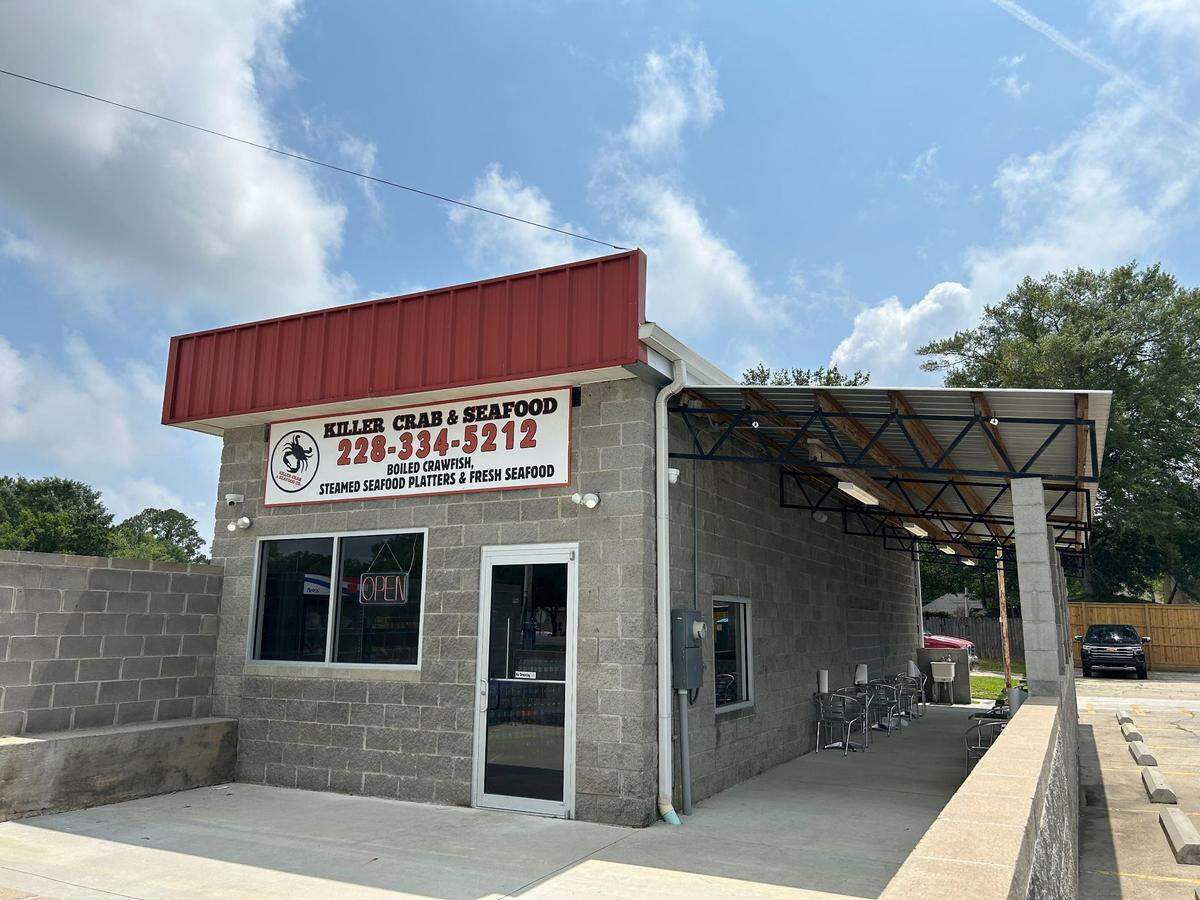 The Killer Crab & Seafood Ocean Springs, Mississippi location.