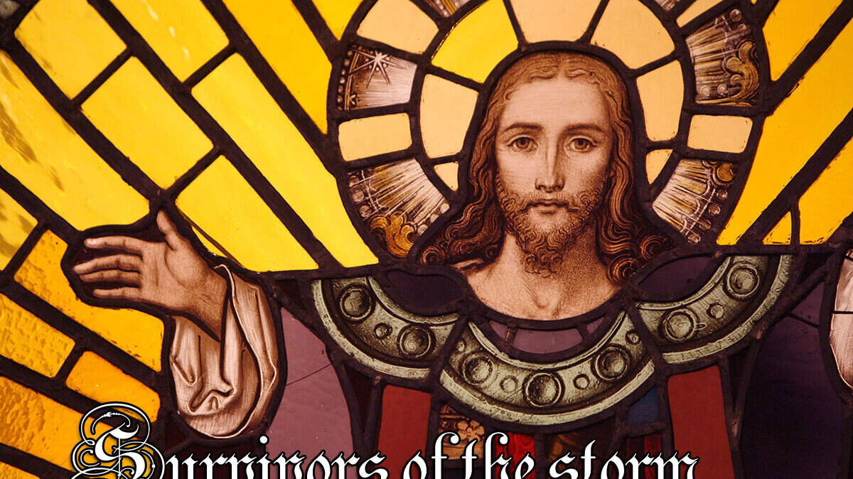 
The stained glass of Jesus at the Episcopal Church of the Redeemer survived Hurricane Katrina. The glass in now in the new church on Popp’s Ferry Road in Biloxi.