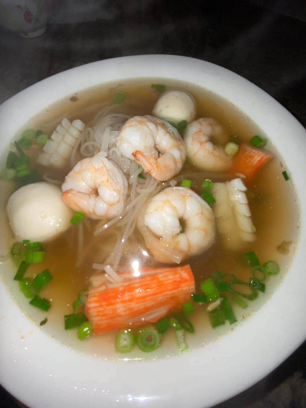 Sushilicious serves eight varieties of pho, including seafood, beef, tofu and crawfish.