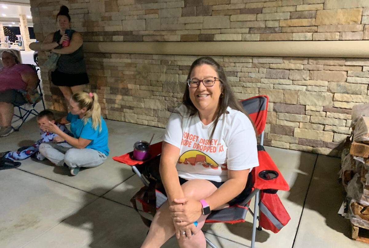 Arriving at 3 a.m. Monday, June 9, 2025, earned Amanda Yarbrough, from Long Beach, a spot near the front of the line for the opening of Buc-ee’s.