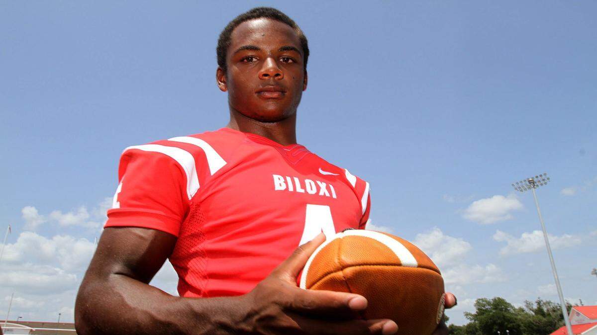 TIM ISBELL/SUN HERALD 
 Tim Jones leads the Biloxi receiving corps.