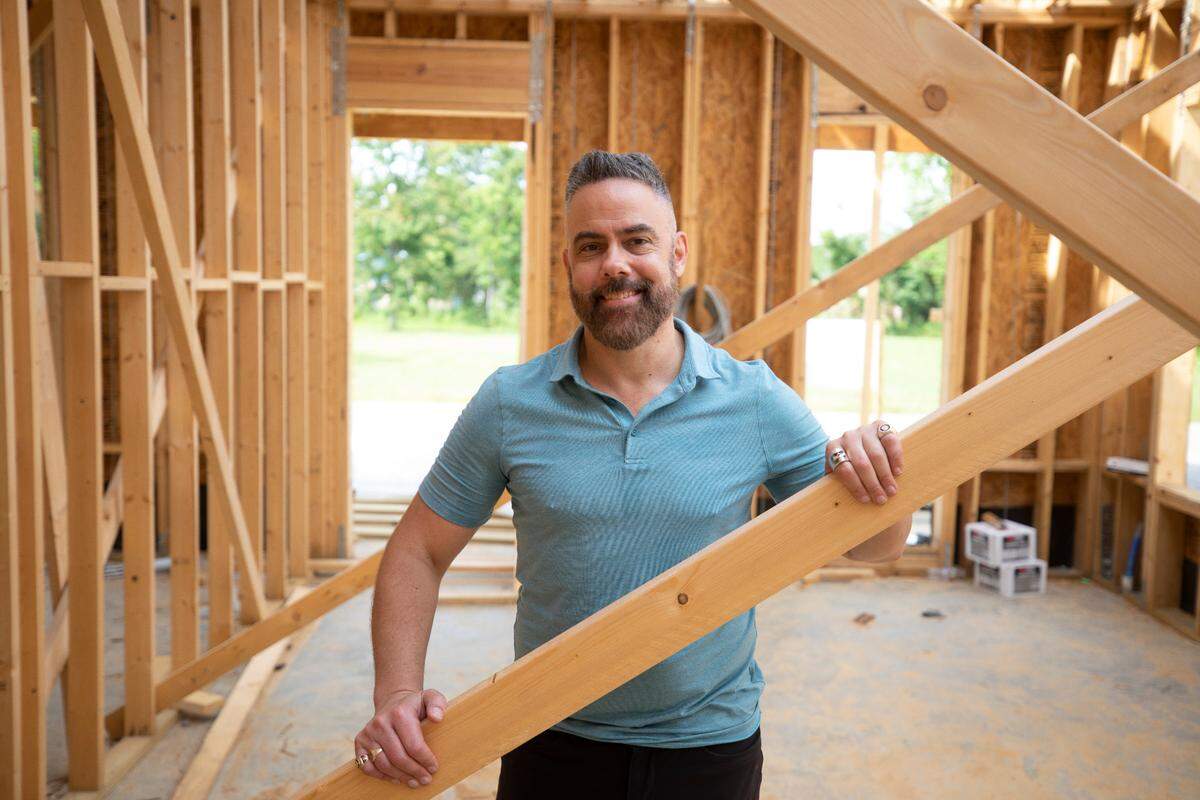 Many of the features and building materials used to construct Josh Morgerman’s new house in Old Town Bay St. Louis will make it safer against hurricane-strength winds and storm surge.