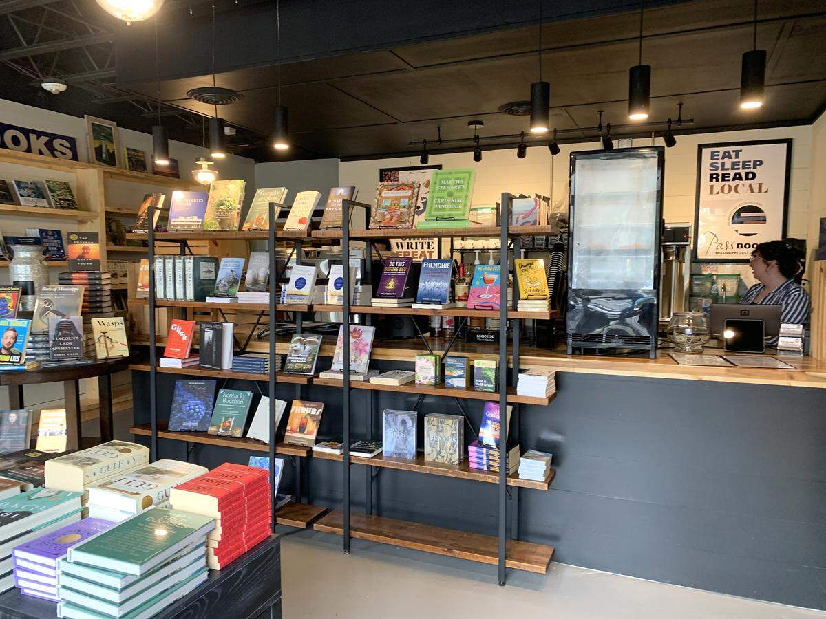Coffee and books blend easily at the new Cat Island Coffee and Bookstore in downtown Ocean Springs. The shop got its start in Pass Christian.