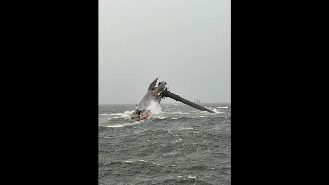 The U.S. Coast Guard and several good Samaritans vessels rescued six people from a capsized boat off the Louisiana coast. Crews are searching for other survivors.
