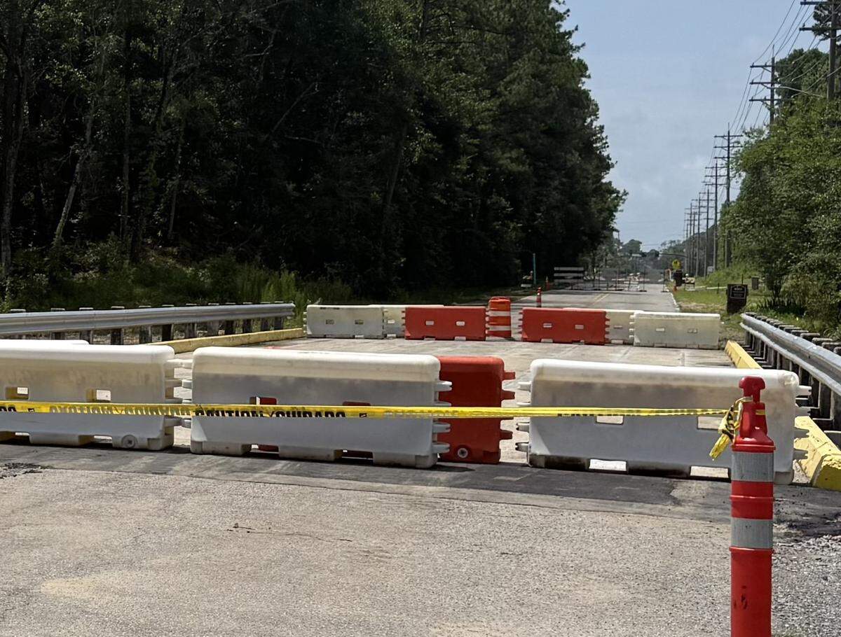 City officials replaced 25 pilings and two spans on the Hanshaw Road Bridge.