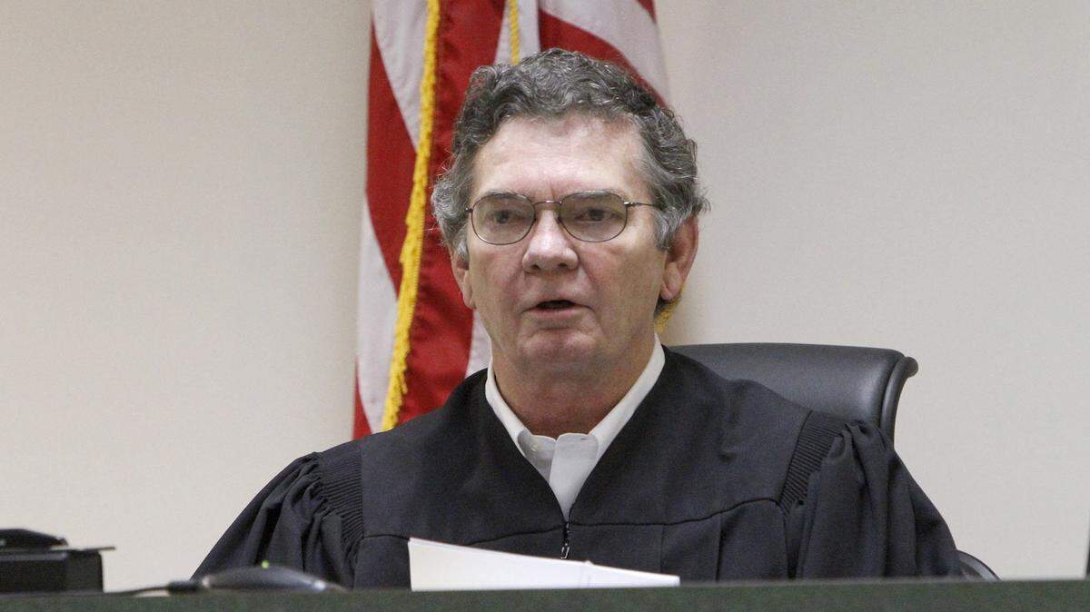 Chancery Judge Neil Harris on the bench in this file photo from 2015.