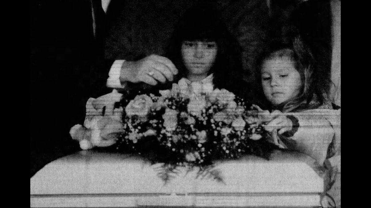 Children placed a small handmade stocking on Baby Mary Josephine’s casket at Floral Hills Memorial Gardens in Gulfport during her service in December 1993.