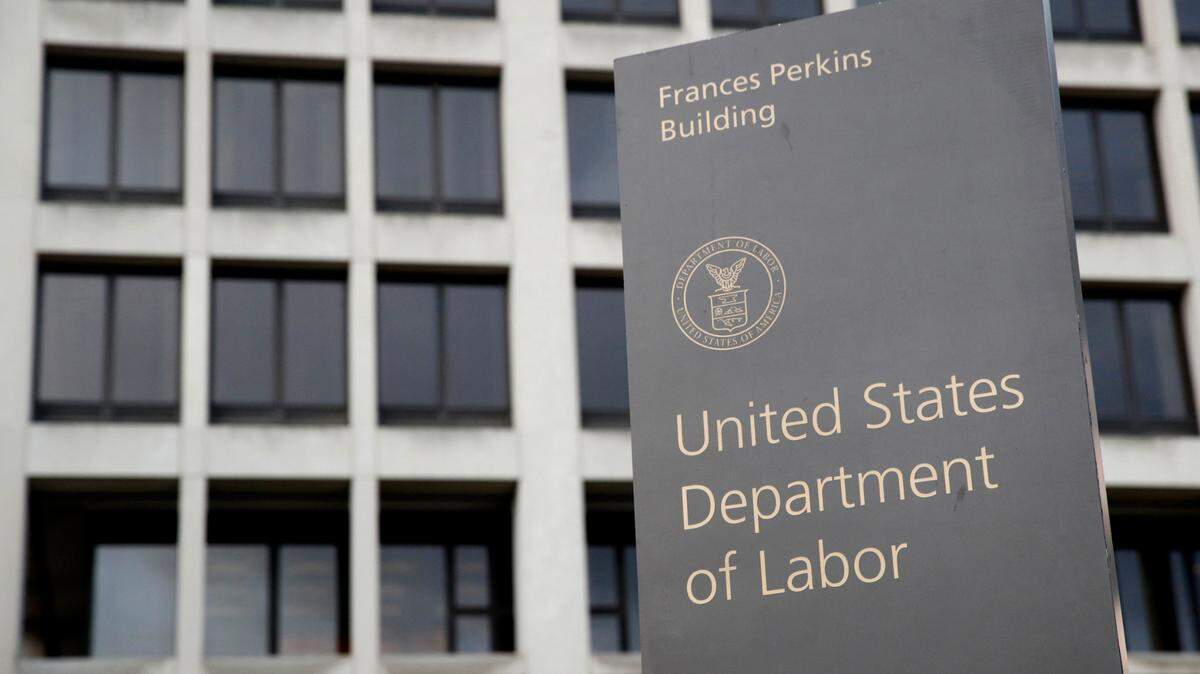 A sign stands outside the U.S. Department of Labor’s headquarters, May 6, 2020, in Washington. The U.S. Department of Labor’s Occupational Safety and Health Administration found numerous safety violations in its investigation of the July 2023 workplace accident that caused the death of Duvan Pérez, a Guatemalan teenager who had been a contract worker at the Mar-Jac Poultry plant in Hattiesburg, the agency said in a news release on Tuesday.