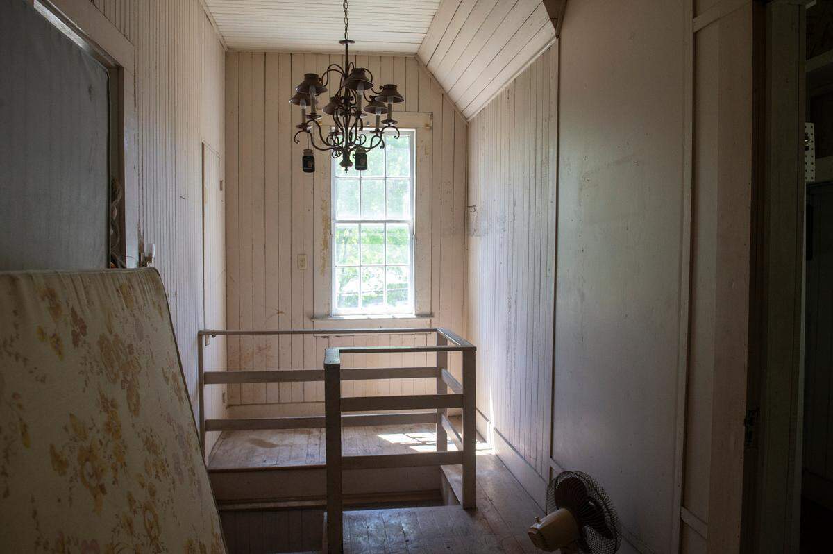 The upstairs hallway at the Seven Gables house in Ocean Springs on Thursday, March 28, 2024.