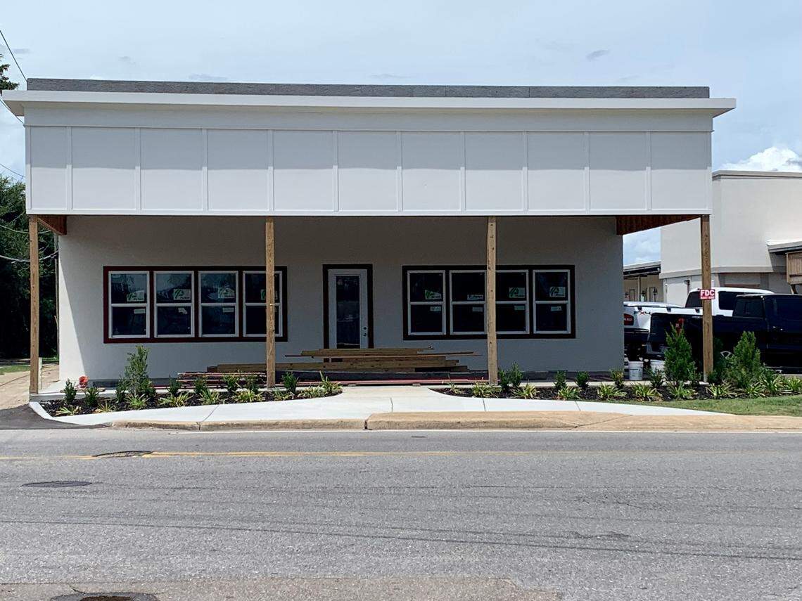 Space for a new restaurant is under construction adjacent to 902 Howard Avenue apartments in Biloxi, across from MGM Park.