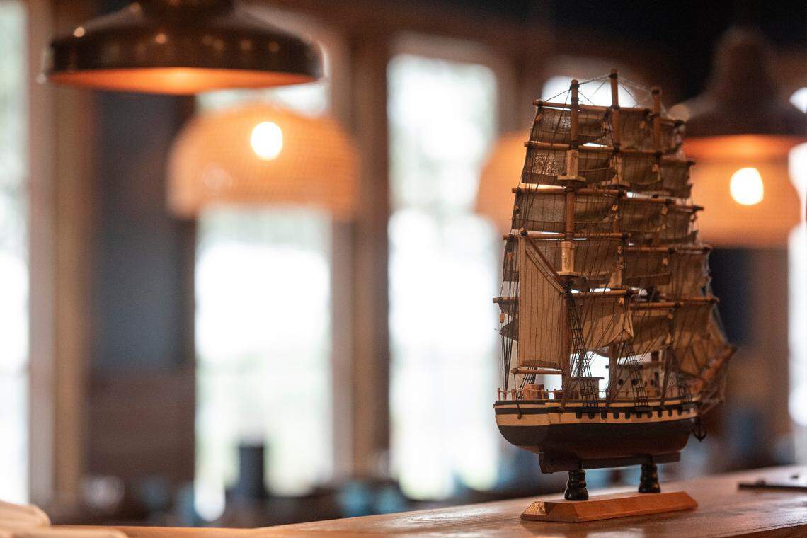 Decor at Catch 110, the latest restaurant from Coast Restaurant Group, in Biloxi on Tuesday, Nov. 12, 2024.