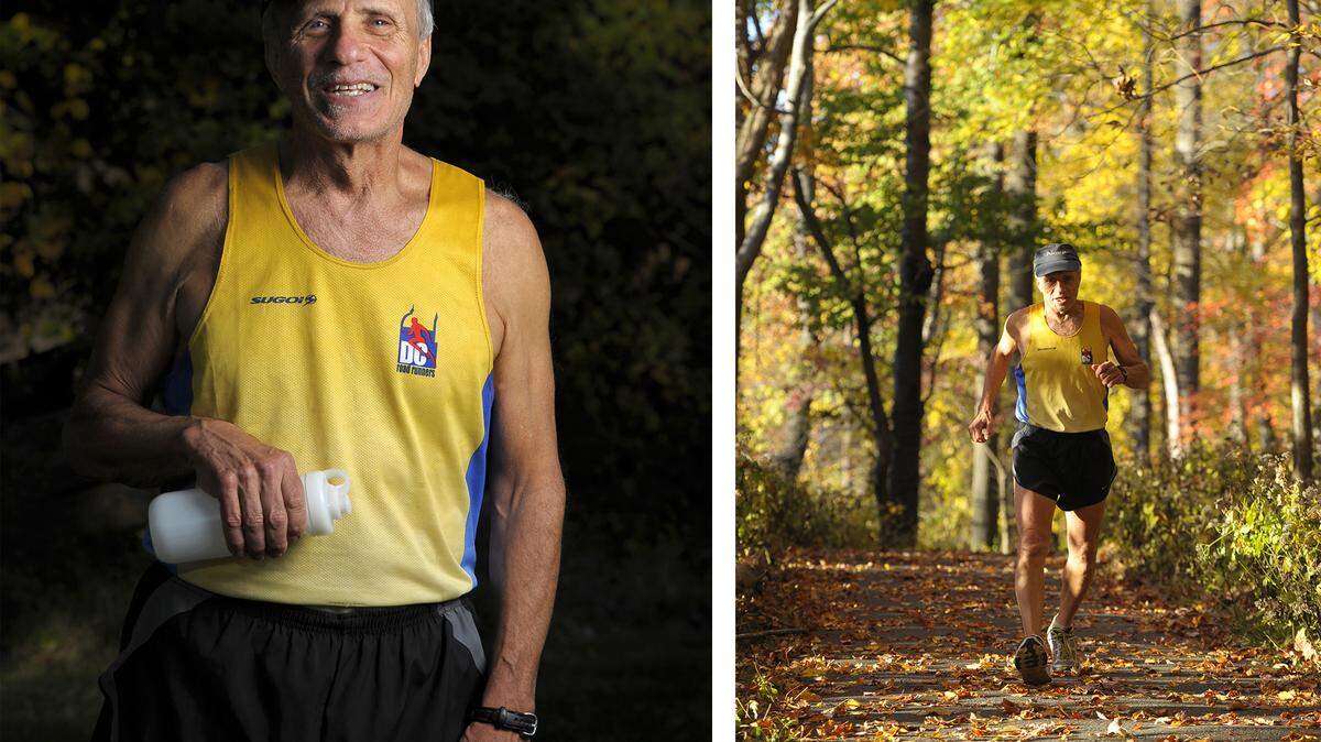 THE WASHINGTON POSTGregory Chaconas, 70, just notched his 27th Marine Corps Marathon, which he finished in 4:32:23, eighth in his category. Part of his success stems from knowing how to recover.