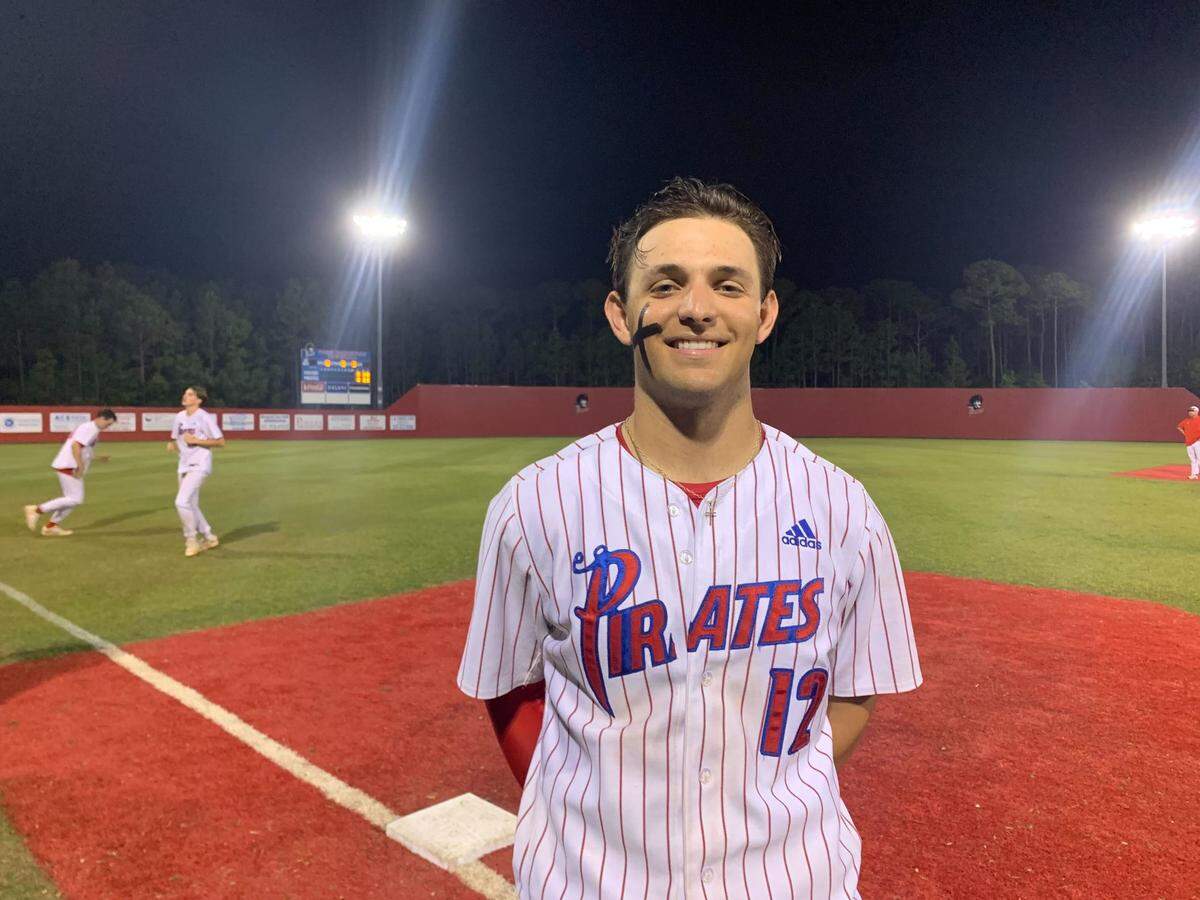 Pass Christian two-way star Peyton Lacy is a Southern Miss signee hoping to lead his Pirates to a district title.