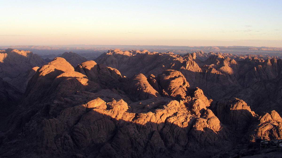 SHERYL JEAN/DALLAS MORNING NEWS/MCTMount Sinai is where Moses received the Ten Commandments from God.