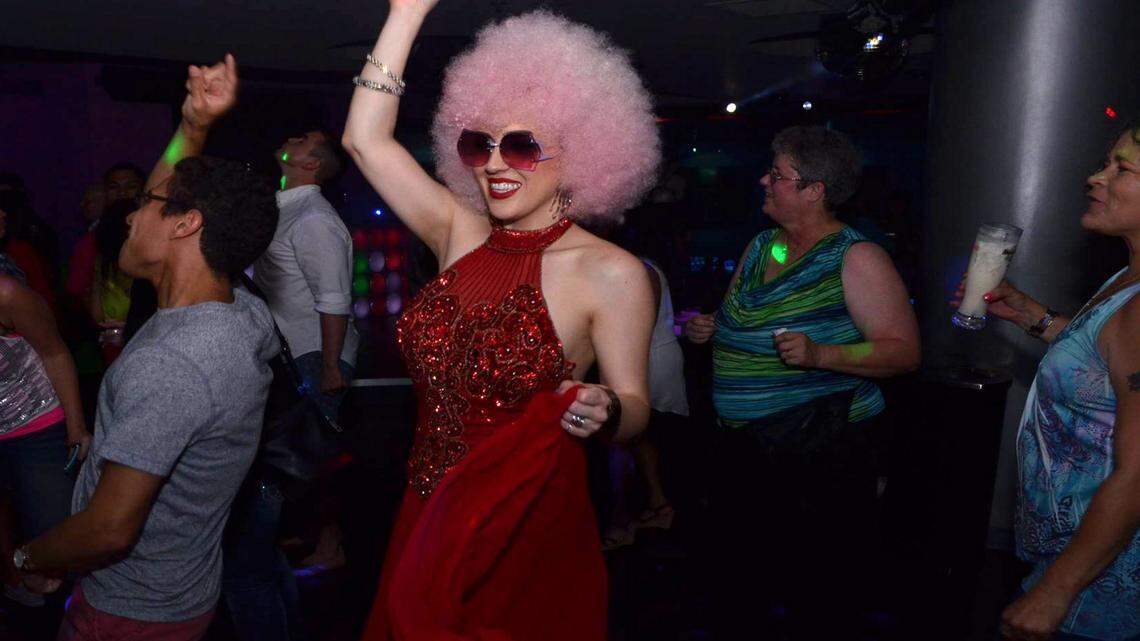 Go-go girl transforms her boogie shoes at Hard Rock Biloxi 