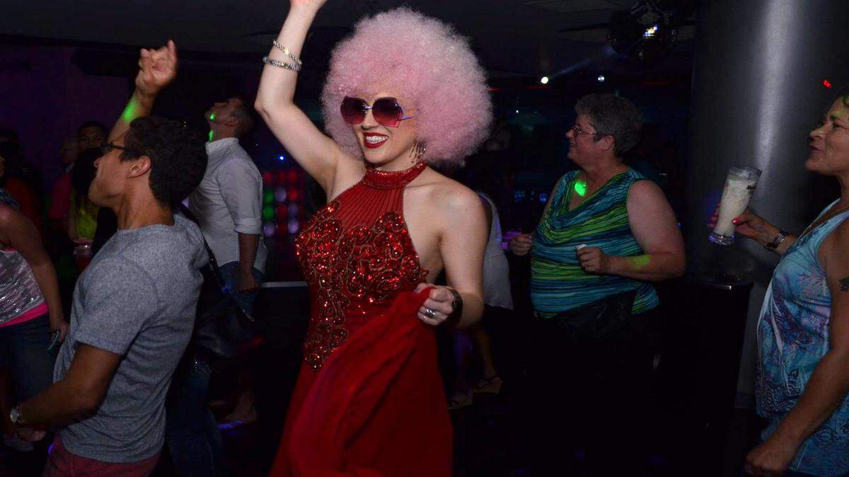 JUSTIN MITCHELL/SUN HERALD 
 Angel Le Bon works at Lady Boogie at Boogie Nights inside Hard Rock Hotel Casino Biloxi.