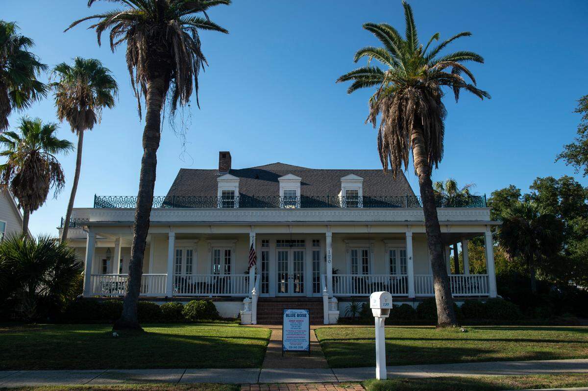 The Blue Rose Mansion in Pass Christian on Wednesday, Sept. 6, 2023.