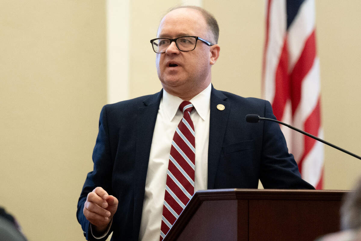 Assistant District Attorney Chris Daniel gives an opening statement Wednesday during the trial for Philip and Alan Moran at Hancock County Circuit Court.