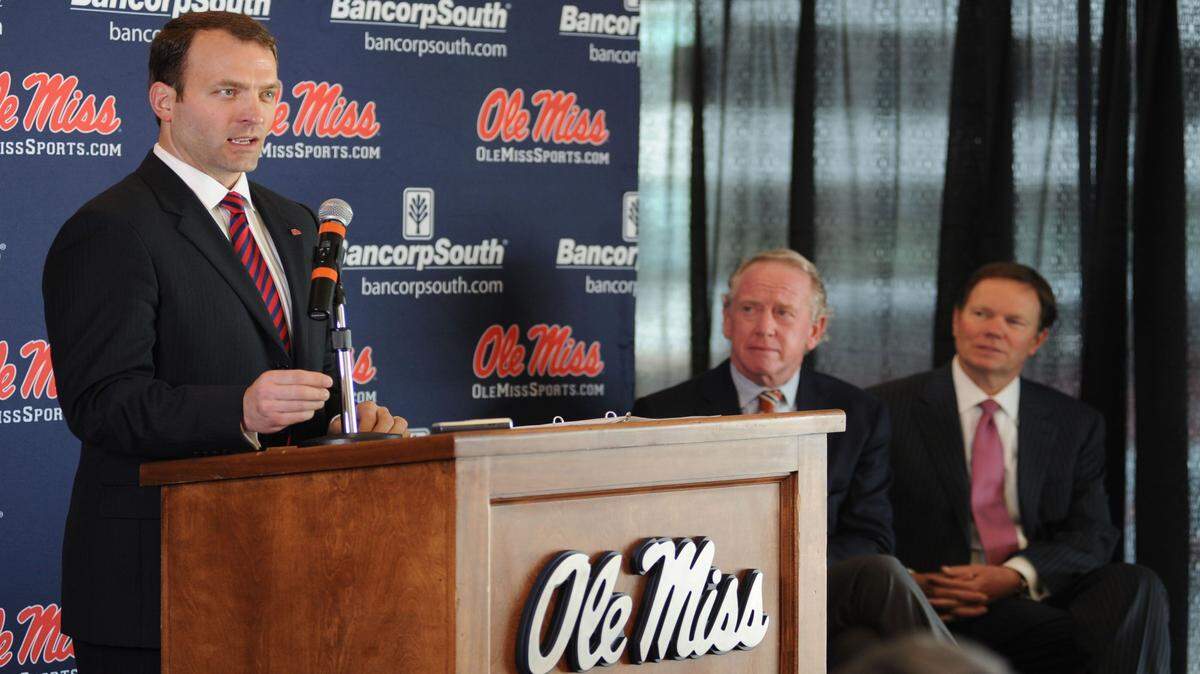 BRUCE NEWMAN/OXFORD EAGLE 
 Ole Miss Athletics Director Ross Bjork released a statement Friday regarding allegations against his sports department. Yahoo! Sports reported Friday the NCAA has issued a notice of allegations involving women's basketball, track and field and football.
