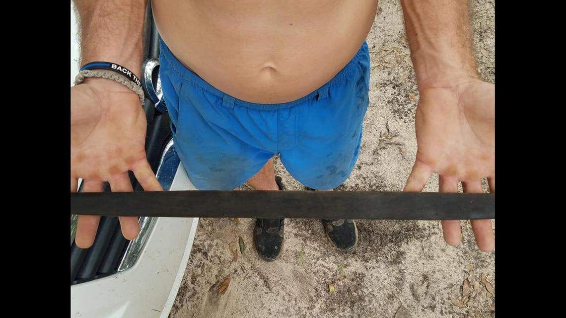 Scott Summerlin found this bow on his property in Mississippi and is donating it to the Choctaw nation in Oklahoma for display.