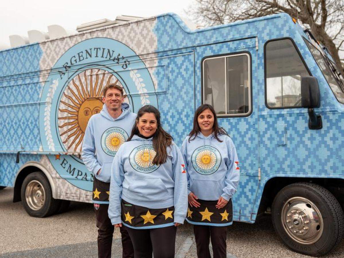 The team from Argentina’s Empanadas was the winner of the Biloxi episode of the Food Network’s Great Food Truck Race.