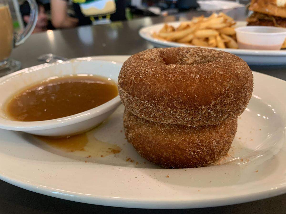 The churro donuts at The Toasted Yolk in Biloxi, Mississippi.