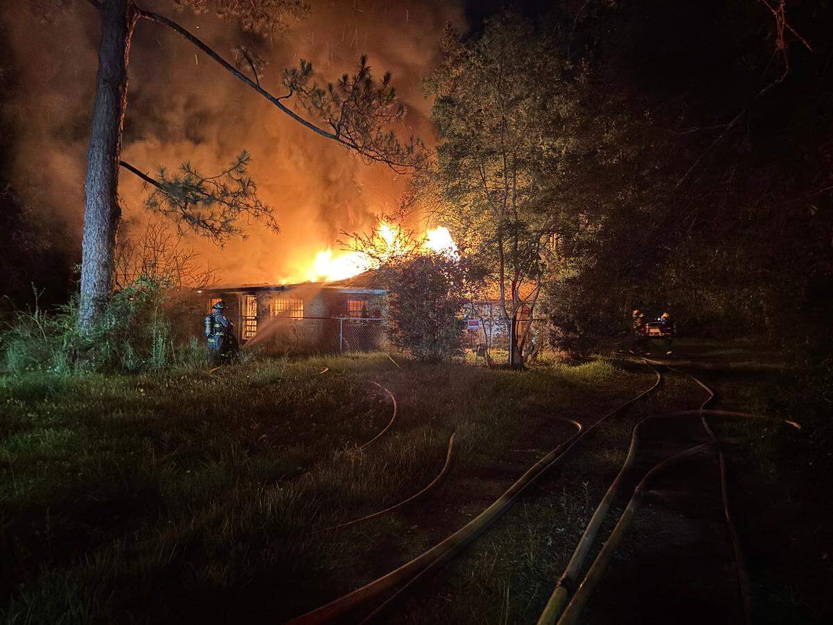 A home caught fire on Tuesday, July 15, 2025 on North Carolina Avenue in Gulfport, killing one person.