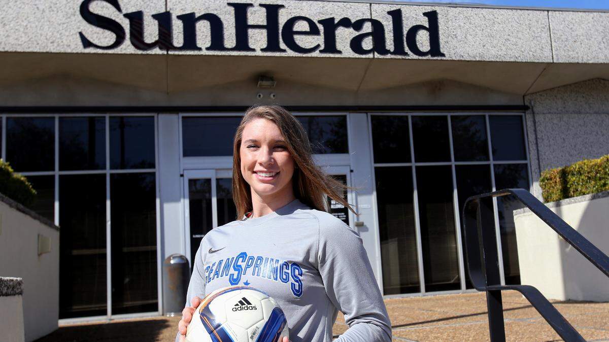 AMANDA McCOY/SUN HERALD 
 Sun Herald All-South Mississippi Girls Soccer Team Player of the Year Karsen Gildea of Ocean Springs.