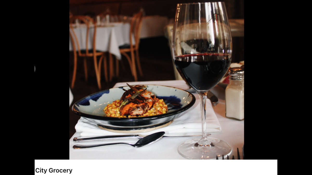 City Grocery, located in Oxford, is among the South’s “most legendary” restaurants for 2026, according to Southern Living.