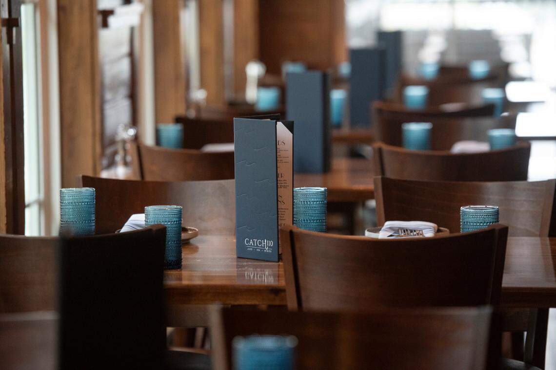 The dining room at Catch 110, the latest restaurant from Coast Restaurant Group, in Biloxi on Tuesday, Nov. 12, 2024.