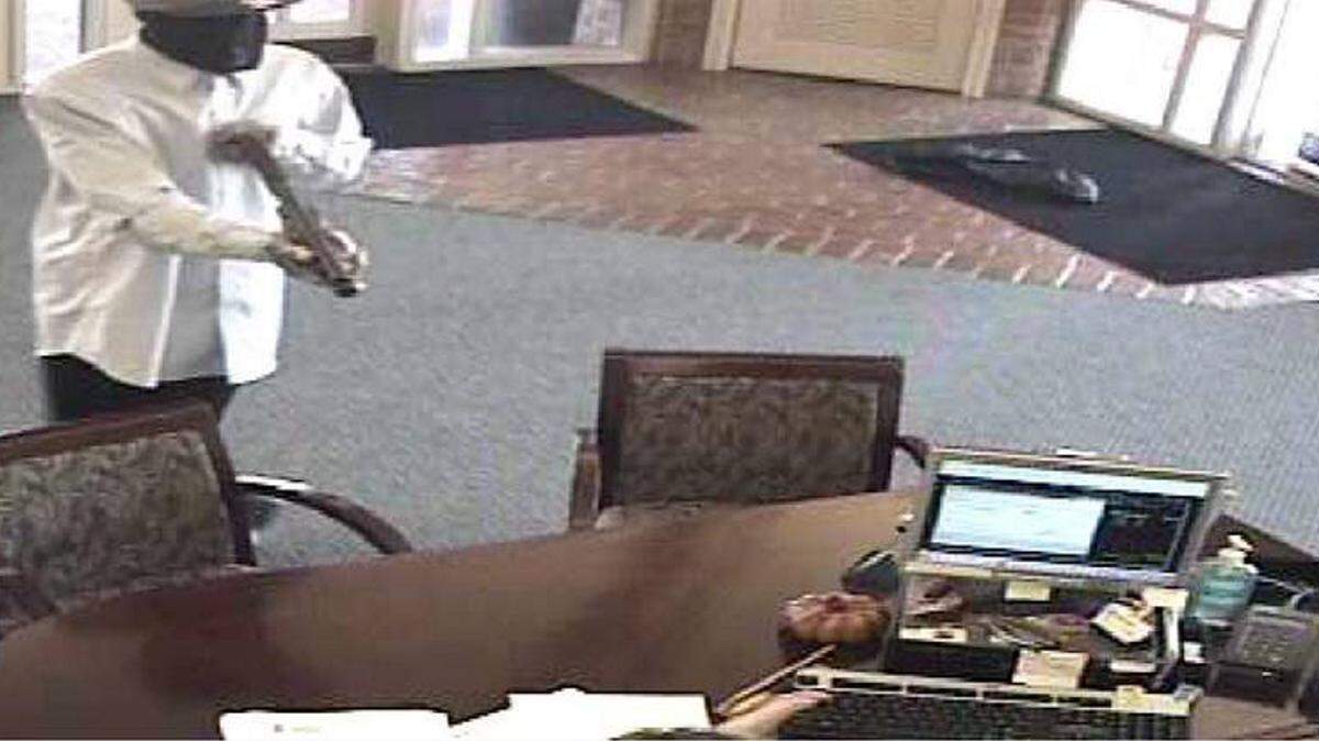 COURTESY BILOXI POLICE DEPARTMENT 
 This man used a sawed-off shotgun to rob a Biloxi bank in October 2013, according to police.