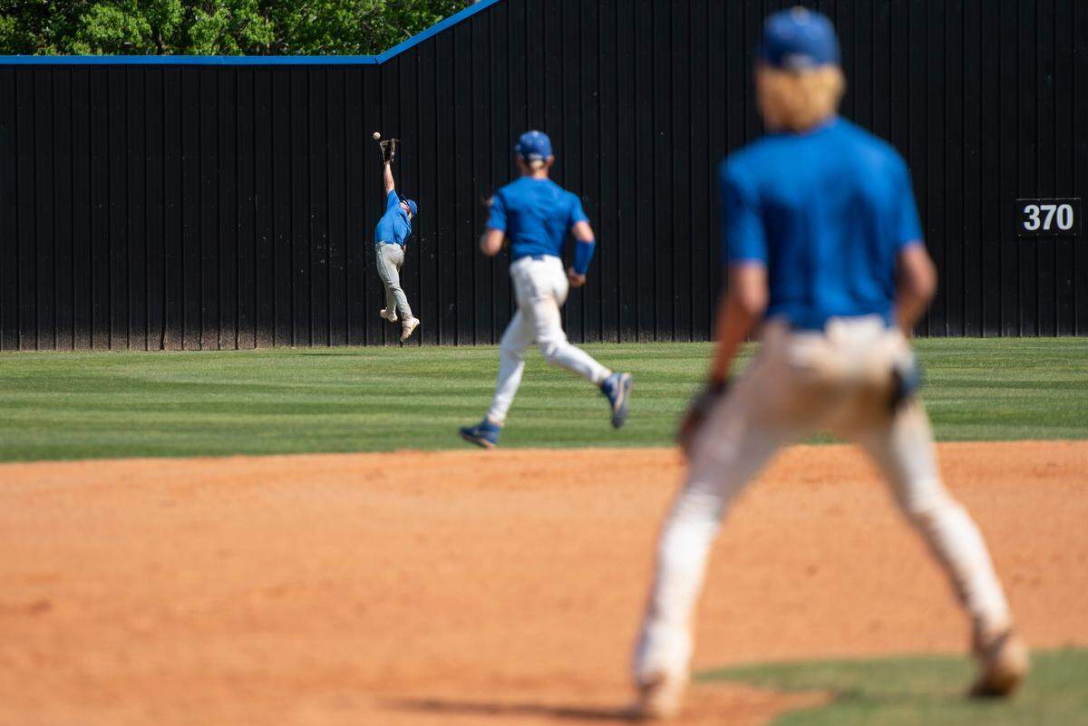 Vancleave baseball players practice at Vancleave High School in Vancleave on Tuesday, April 30, 2024.