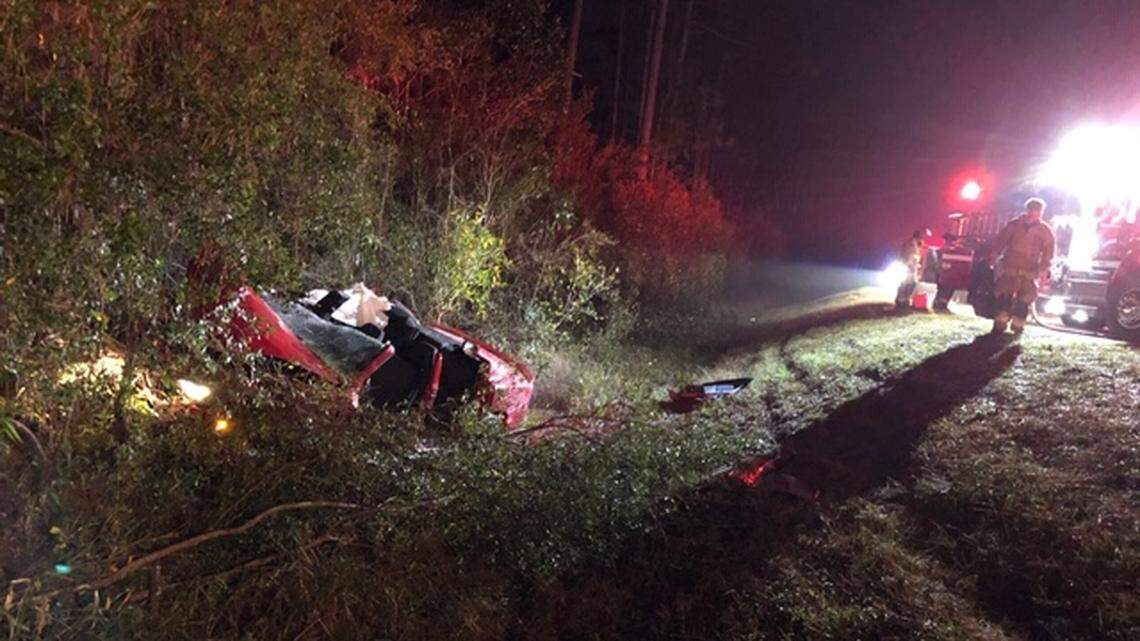 Child dies after a one-vehicle crash in Harrison County