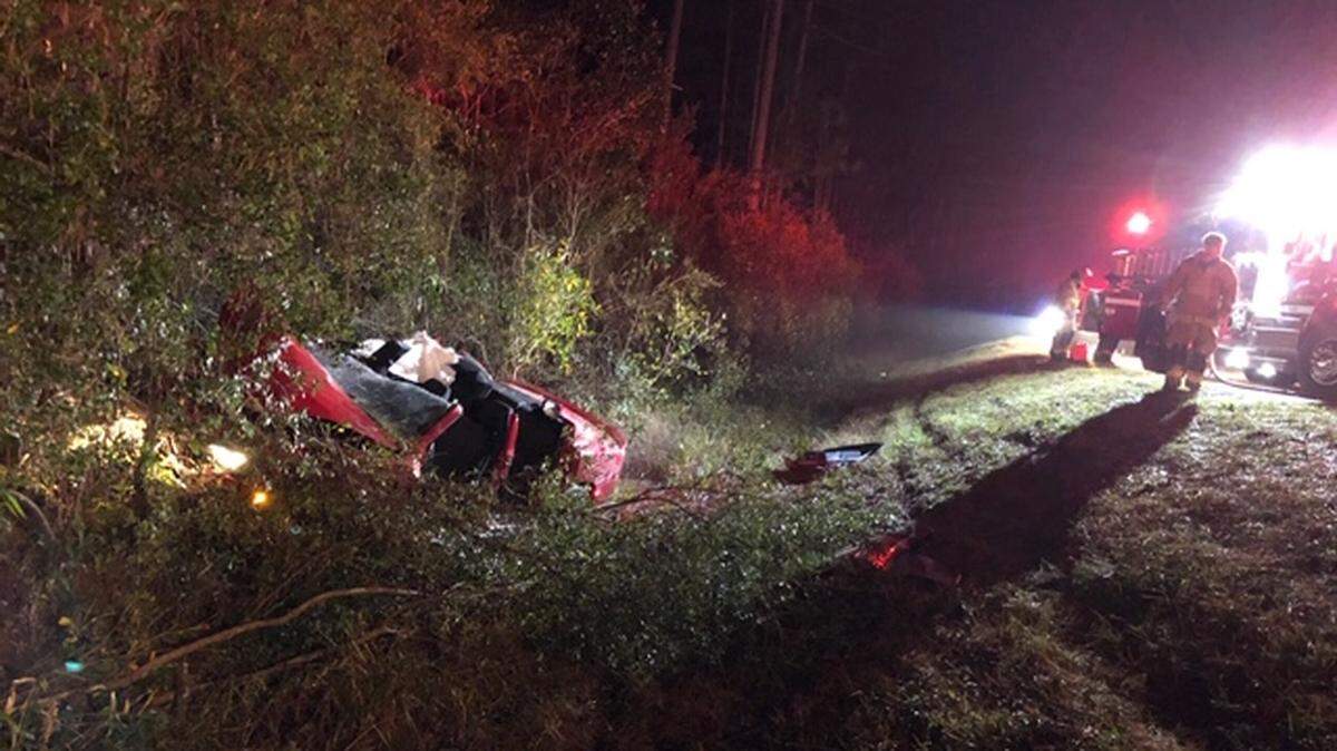 First-responders worked a one-vehicle crash that later claimed the life of a nine-year-old child. The crash occurred Sunday night on East Wortham Road.