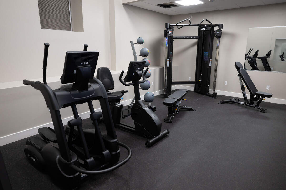 The fitness center at the Markham Hotel in Gulfport on Thursday, April 23, 2026.