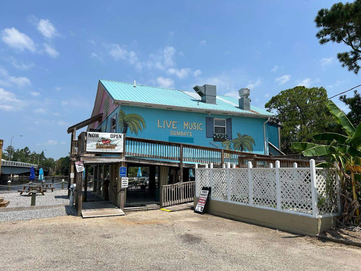 The River Peach Bar and Grill restaurant in Biloxi, Mississippi opened in May, 2024.