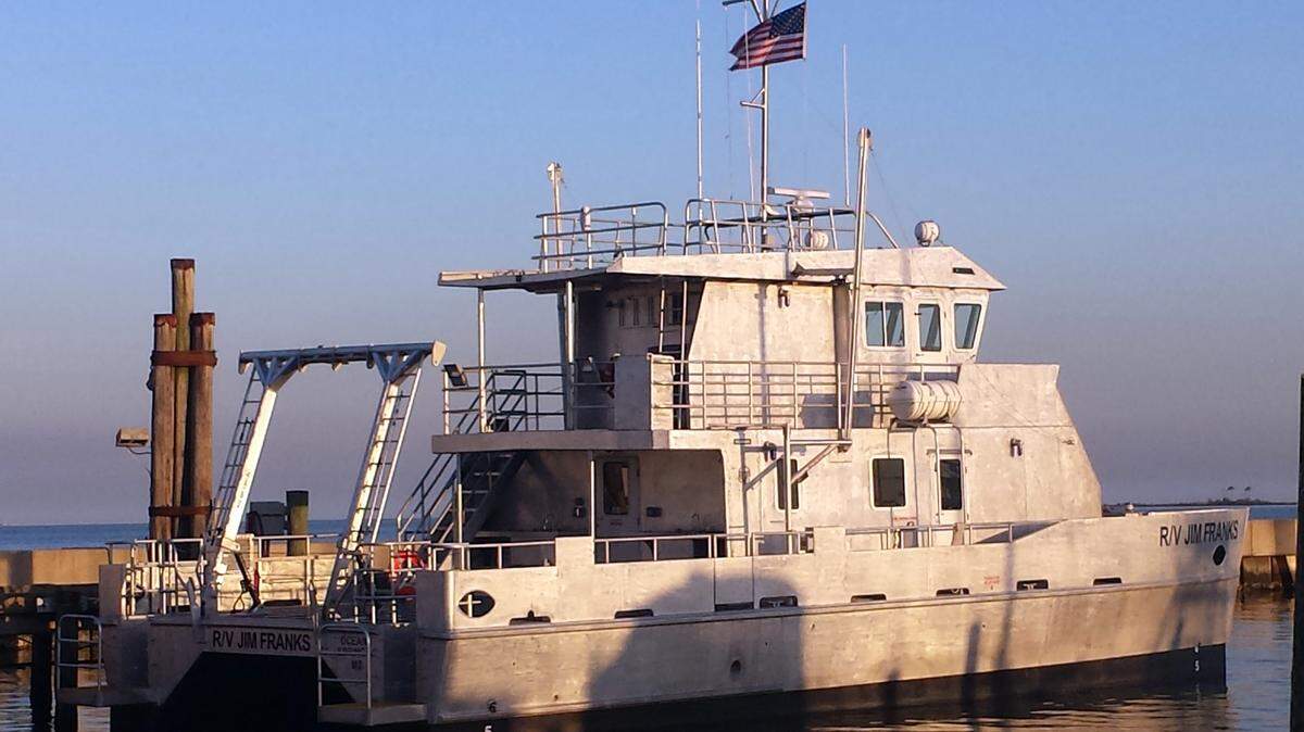 KAREN NELSON/SUN HERALDThe research vessel Jim Franks is named for a longtime Coast fisheries biologist in Ocean Springs.