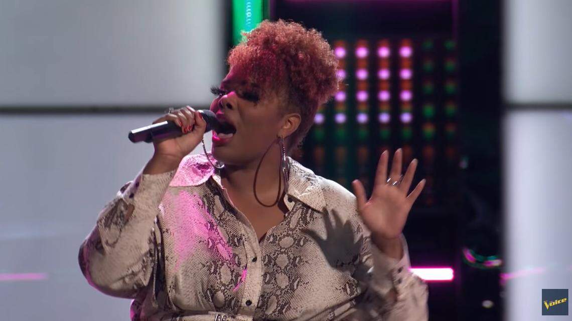 Georgia resident Gymani earned a spot on Team Kelly on “The Voice” with her rendition of Ariana Grande’s “POV.” Her performance got a four-chair turn from the judges.