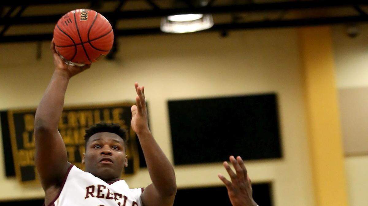 AMANDA McCOY/SUN HERALD 
 George County's D'Wan Williams helped the Rebels earn their first state tournament berth since 1991. The Rebels face Columbus in the 6A state quarterfinals on Saturday.