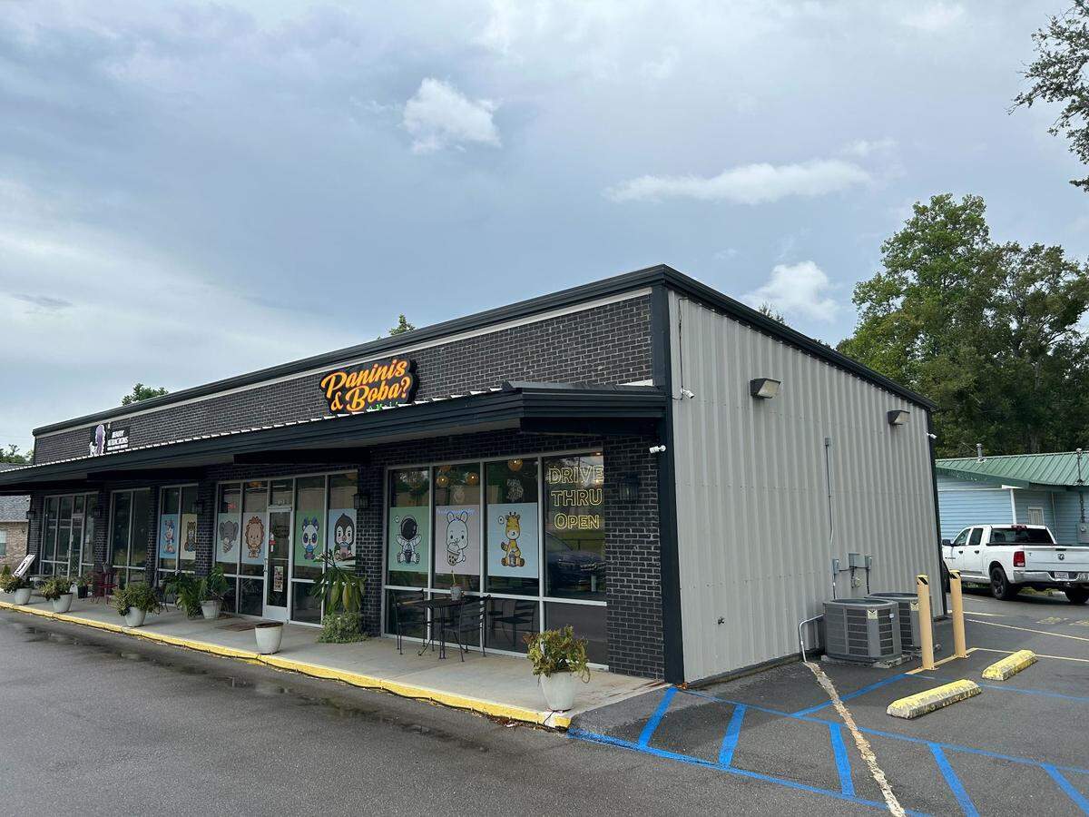 Paninis and Boba? O Mai in Ocean Springs, Mississippi off of Washington Avenue.