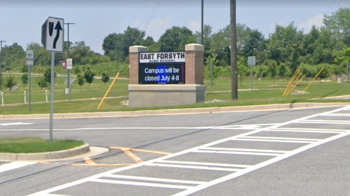 The principal at East Forsyth High School in Georgia apologized after he was recorded using an anti-Black slur while speaking with a student on Sept. 9, the district said.