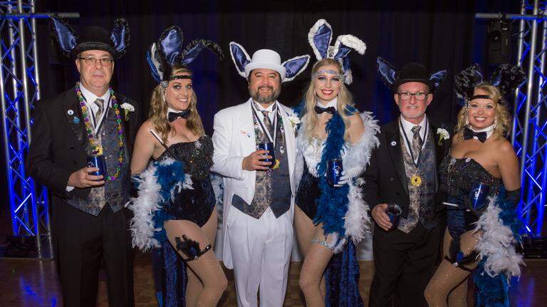 Les Badineurs ring in the Roaring ’20s at annual Mardi Gras ball