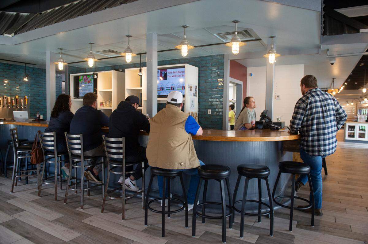 The bar area inside 4 Bulls Farm to Table restaurant in Ocean Springs on Monday, Jan. 6, 2025.