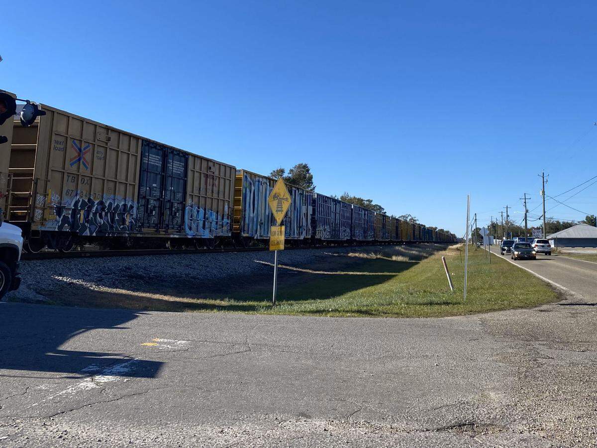 A driver was critically injured Thursday, Dec. 12, 2024, when a train collided with a vehicle at Lewis Avenue in Gulfport.