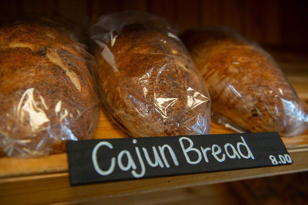 Harvest Bay Artisan Bakery’s popular Cajun Bread in Bay St. Louis on Thursday, Dec. 7, 2023.