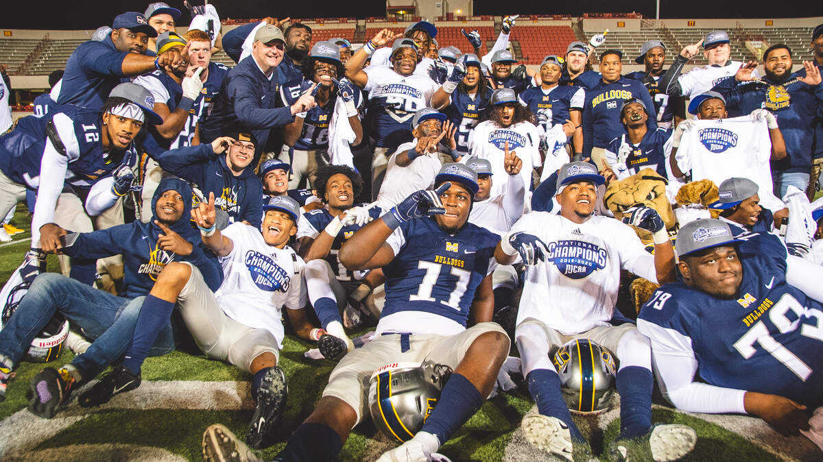 The Mississippi Gulf Coast Community College football team beat Lackawanna College 24-13 on Thursday to claim the NJCAA national title in Pittsburg, Kansas.