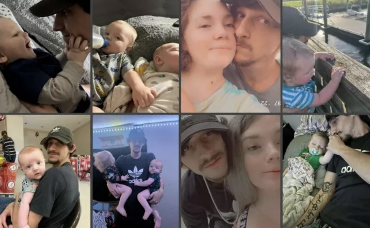 Jason Clark, who has wife, Chasity, and two sons under 2 years old, was killed in a wreck on Highway 613 in Jackson County.